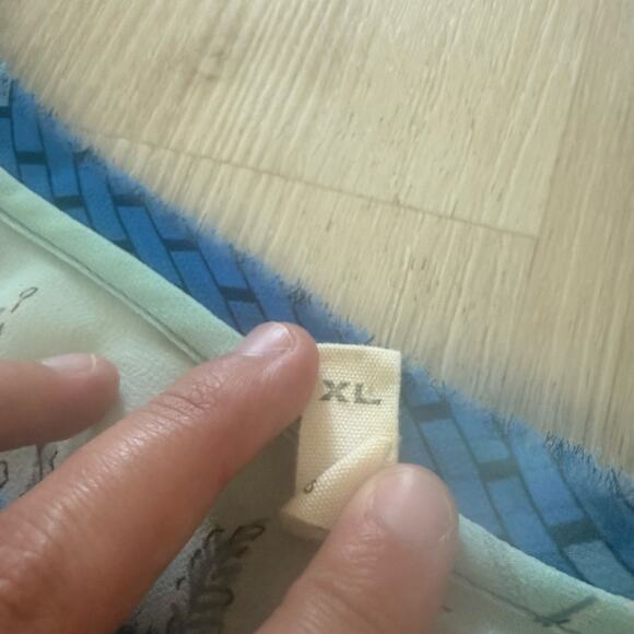 Anthropologie TINY Raye Floral Print Contrast Bishop Sleeve Top Size XL - Picture 5 of 6